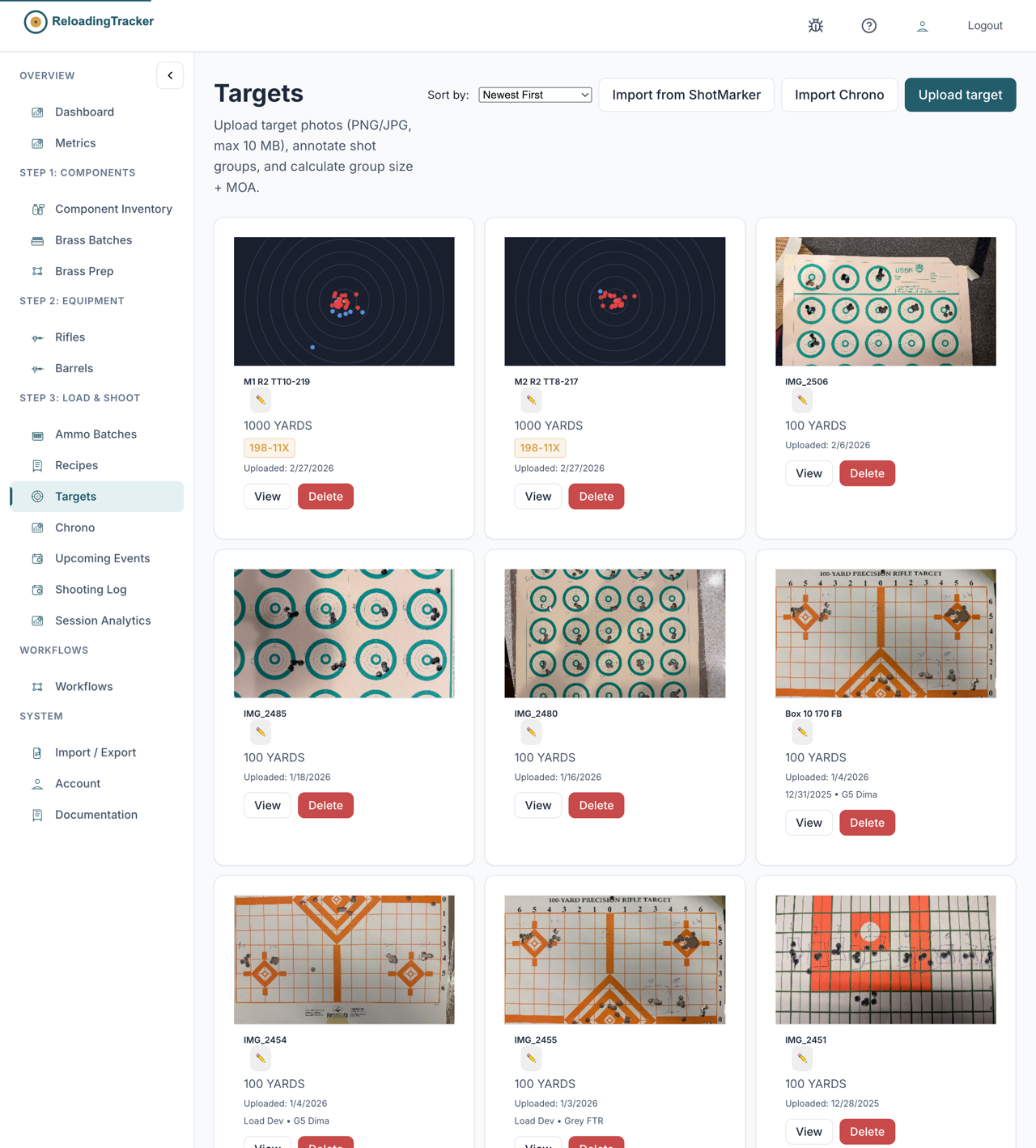 ReloadingTracker